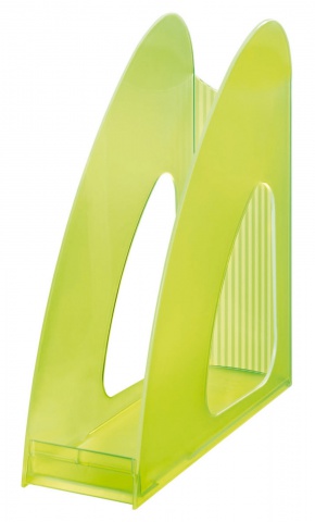Stojan na časopisy Twin priehľadná signálna zelená