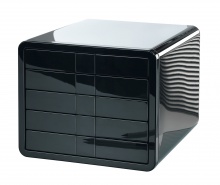 Zásuvkový iBox zatvorený čierna/čierna