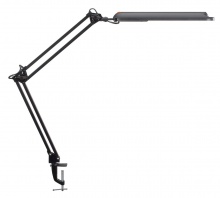 Energeticky úsporná stol.lampa MAULatlantic s úchytom čierna