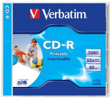 Verbatim CD-R klasický obal printable