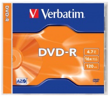 Verbatim DVD-R 16x klas.obal