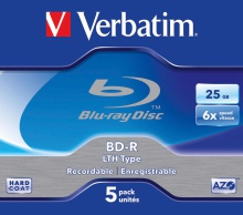 Verbatim BD-R SL LTH type 6x 25 GB klasický obal